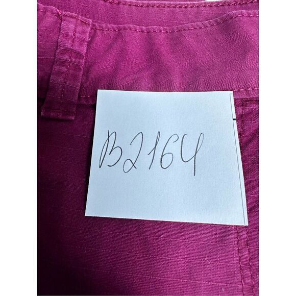 Eddie Bauer Women’s Chino Shorts Burgundy Size 14 - Picture 9 of 9
